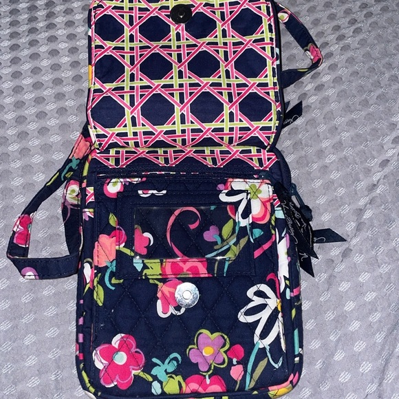 Mini Hipster Crossbody Bag Ribbons Pattern - Picture 2 of 5